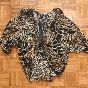 Novella Royale Brown Budapest Print Alex Top Small